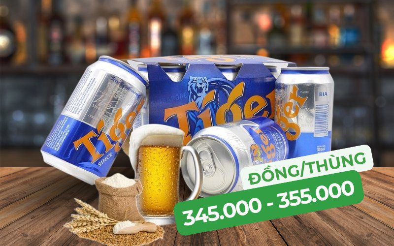 Giá bia Tiger hôm nay