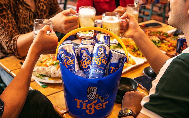 Bia Tiger được ưa chuộng