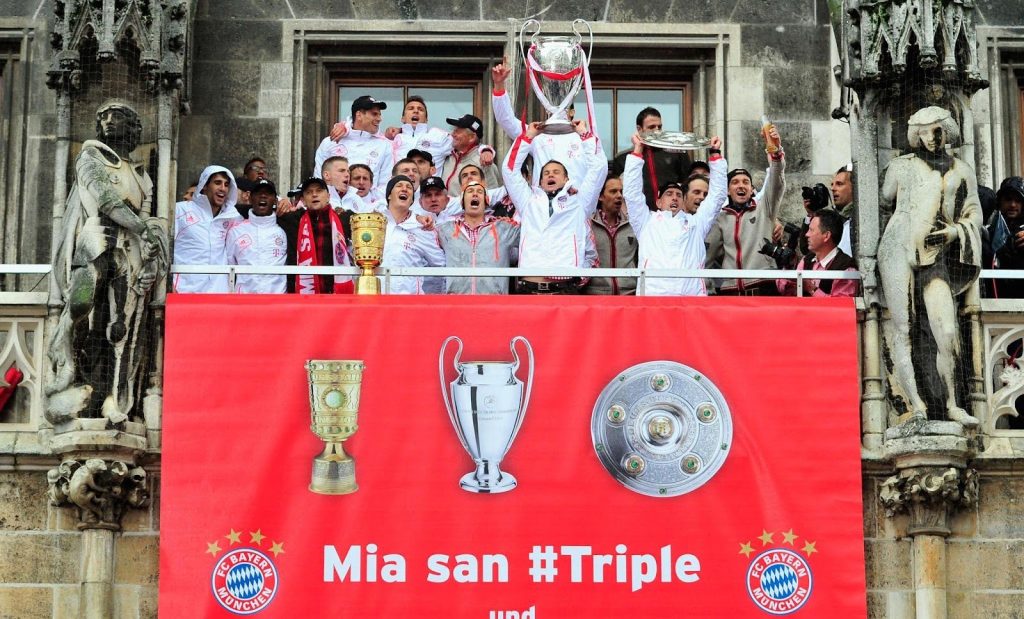 Bayern Munich và hai lần giành cú ăn 3 vĩ đại